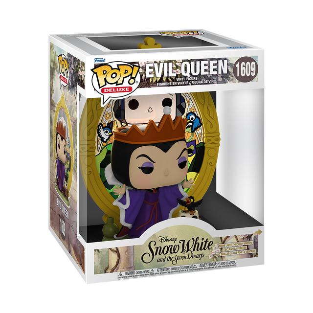 Snow White Evil Queen Snow White Stained Glass Funko Pop Vinyl Deluxe