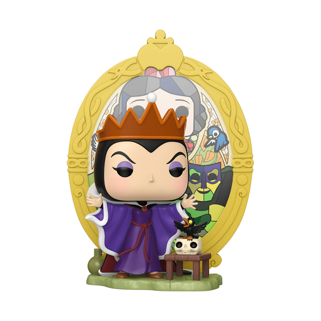 Snow White Evil Queen Snow White Stained Glass Funko Pop Vinyl Deluxe