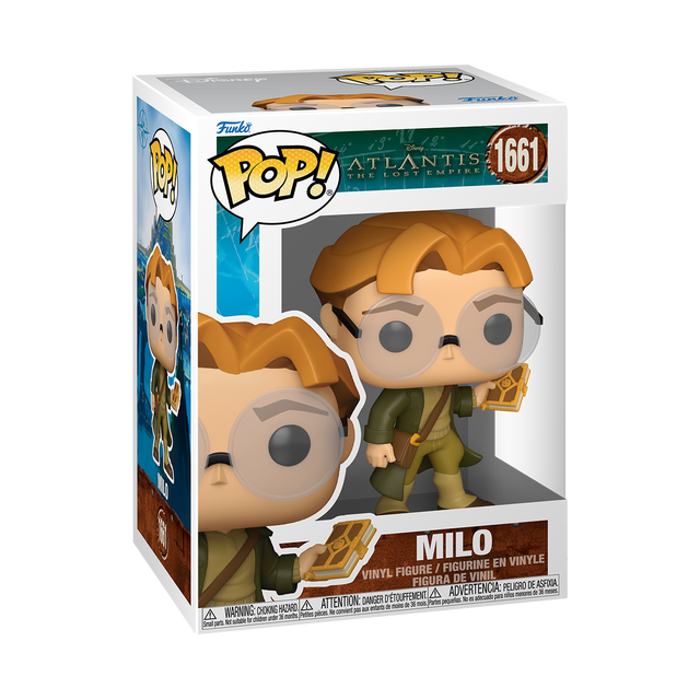Atlantis The Lost Empire Milo Funko Pop Vinyl