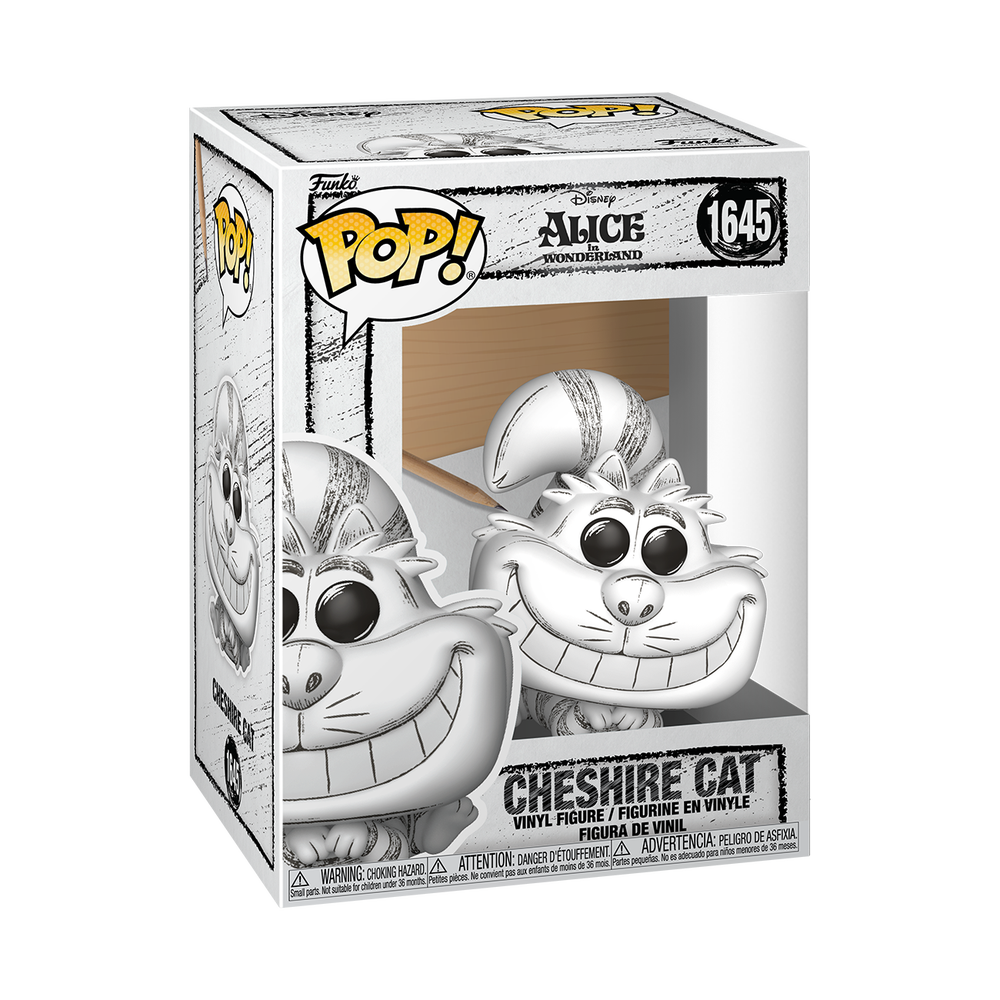 Disney Sketched Cheshire Cat Funko Pop Vinyl Image 1