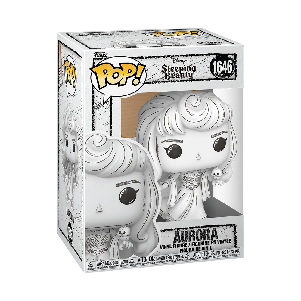 Disney Sketched Aurora Funko Pop Vinyl Image 1