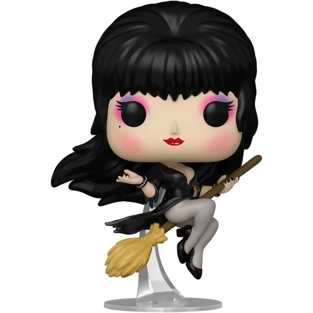 Elvira Mistress of the Dark Funko POP! Elvira Broom Vinyl Figure