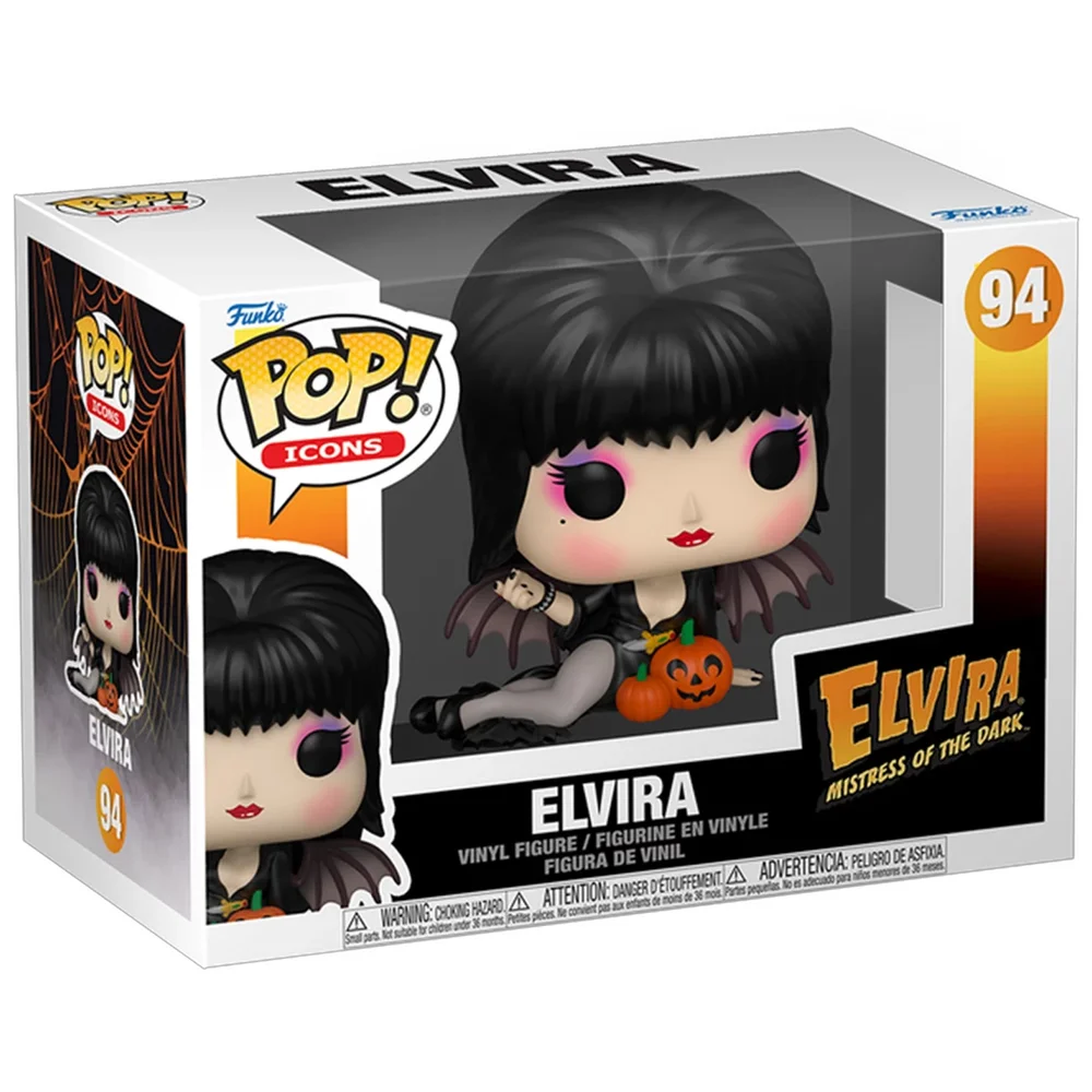 Elvira Mistress of the Dark Funko POP! Elvira Pumpkins Vinyl Figure Image 1