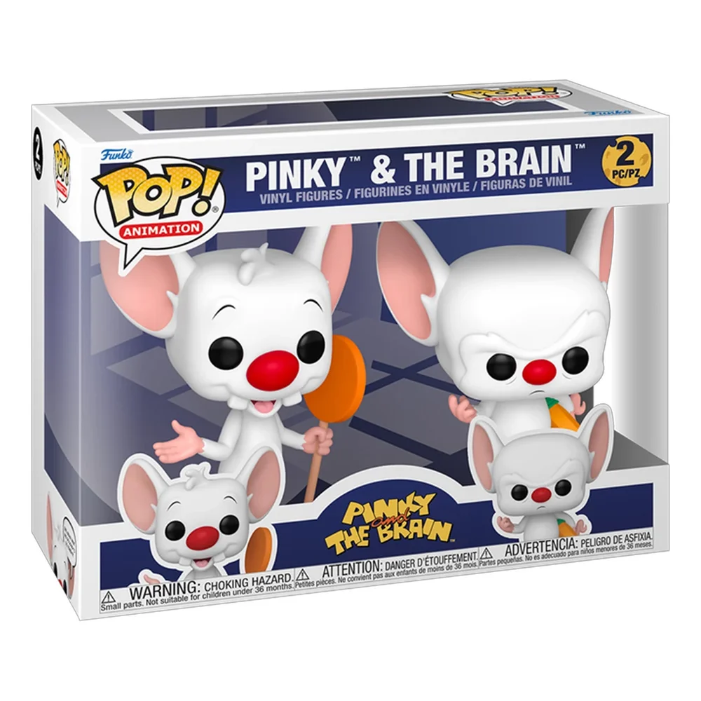 Pinky and the Brain Funko POP! Pinky and The Brain 2 Pack Vinyl Figure Image 1