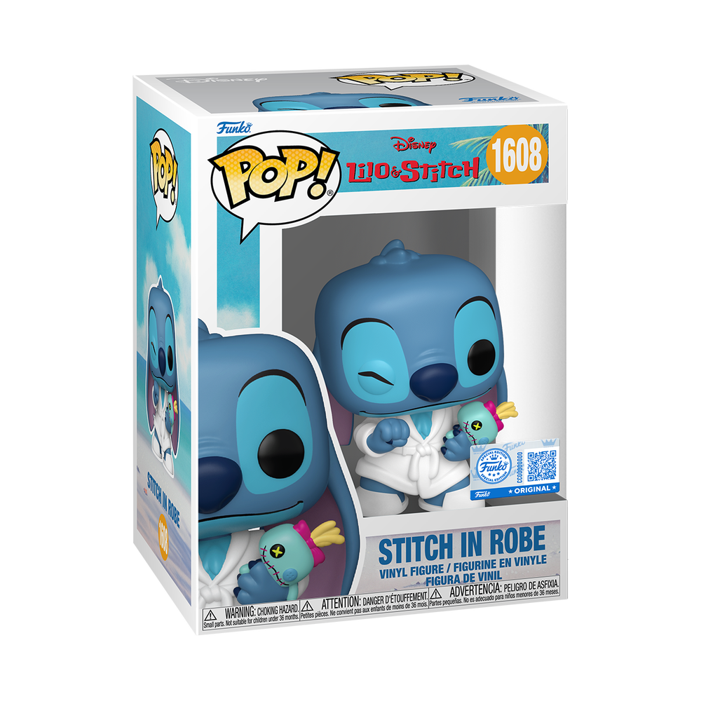 Lilo & Stitch Stitch in Robe Funko Pop Vinyl Image 1