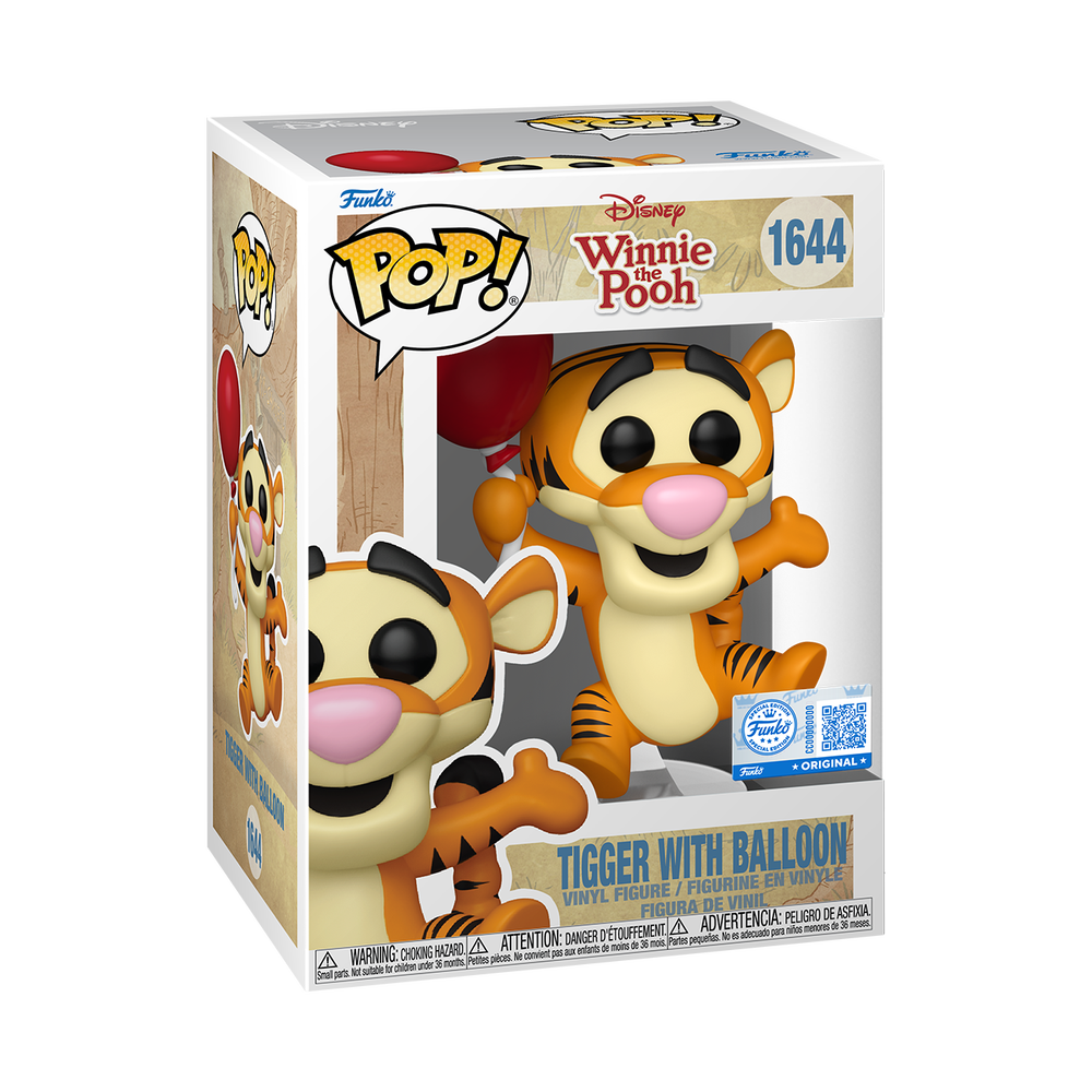 Winnie the Pooh Tigger w/Balloon Funko Pop Vinyl Image 1