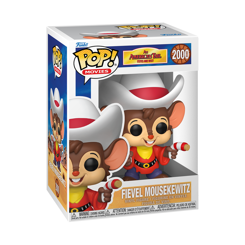 An American Tail Goes West Funko POP! Fievel Mousekewitz Vinyl Figure Image 1