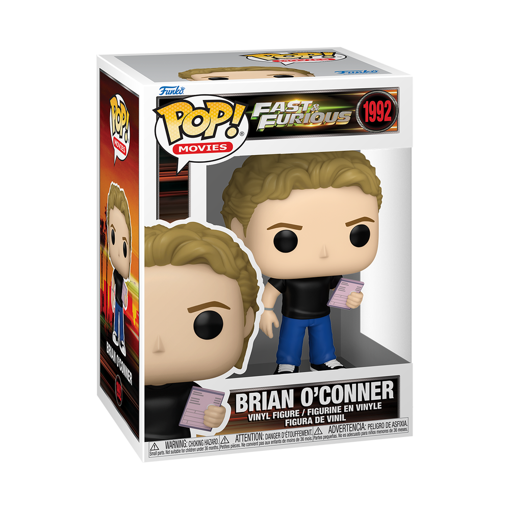 POP! Movies: Fast & Furious S2 – Brian O’Conner Funko POP! Vinyl Image 1