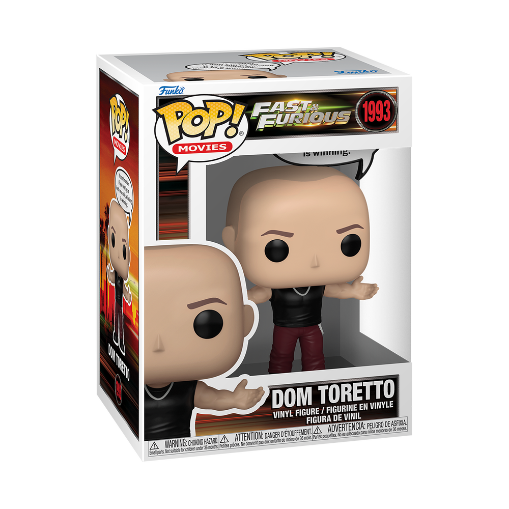 POP! Sayings: Fast & Furious S2 – Dominic Toretto Funko POP! Vinyl Image 1
