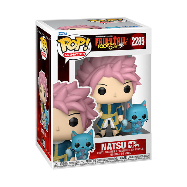 Fairy Tail 100 Years Quest Funko POP! Natsu Dragneel with Happy Buddy Vinyl Figure