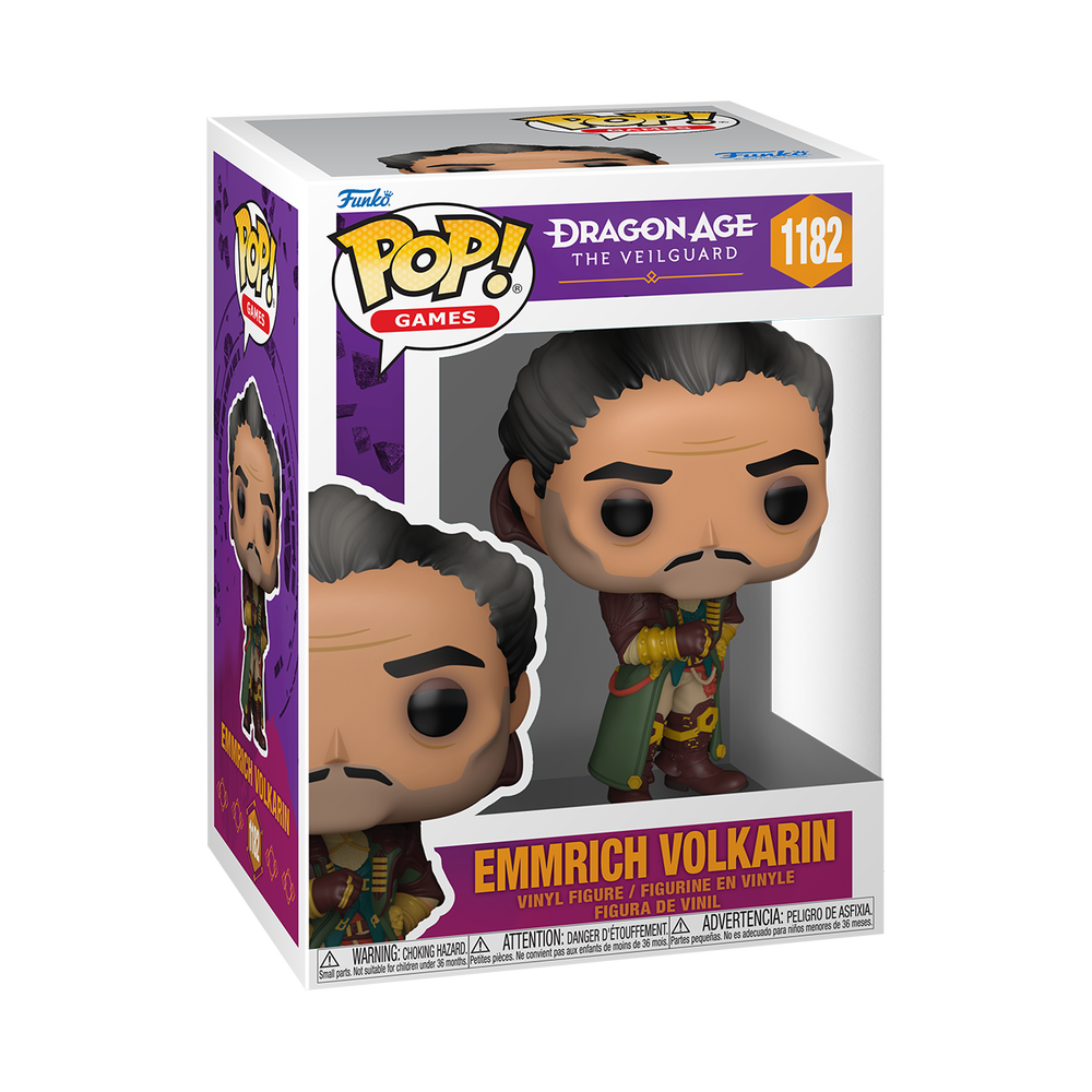 Dragon Age The Veilguard Funko POP! Emmrich Volkarin Vinyl Figure Image 1