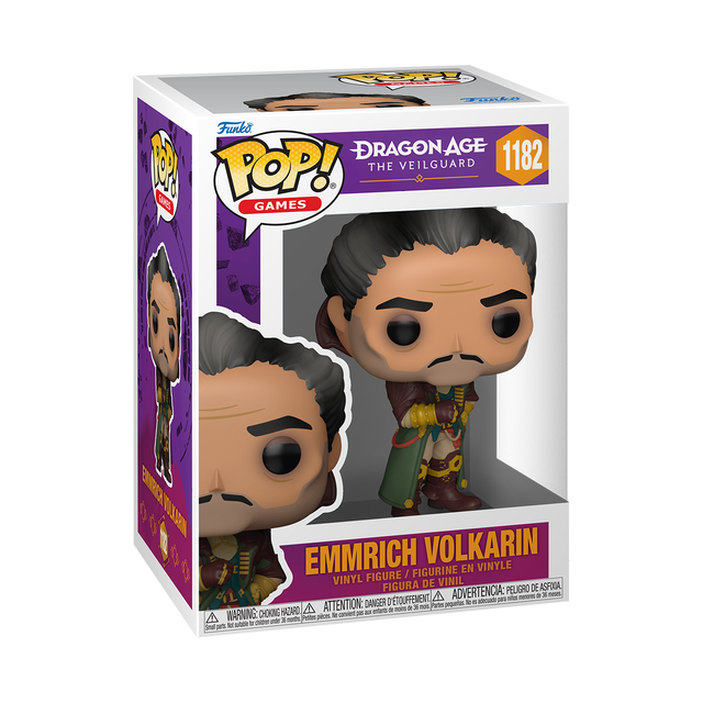 Dragon Age The Veilguard Funko POP! Emmrich Volkarin Vinyl Figure