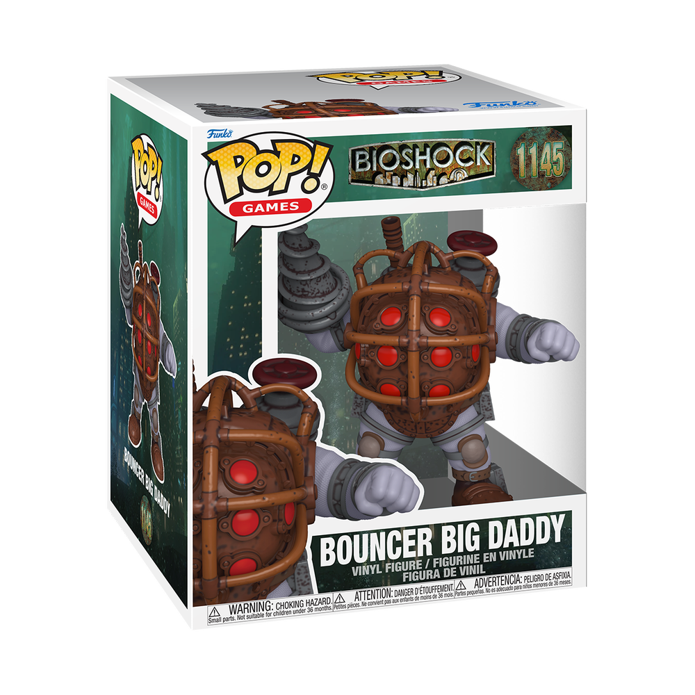 POP! Super: BioShock Bouncer Big Daddy Funko POP Vinyl Image 1