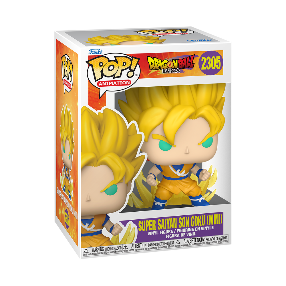 Dragon Ball Daima Funko POP! Son Goku Super Saiyan With Chance of Glow Chase Vinyl Figure Image 1
