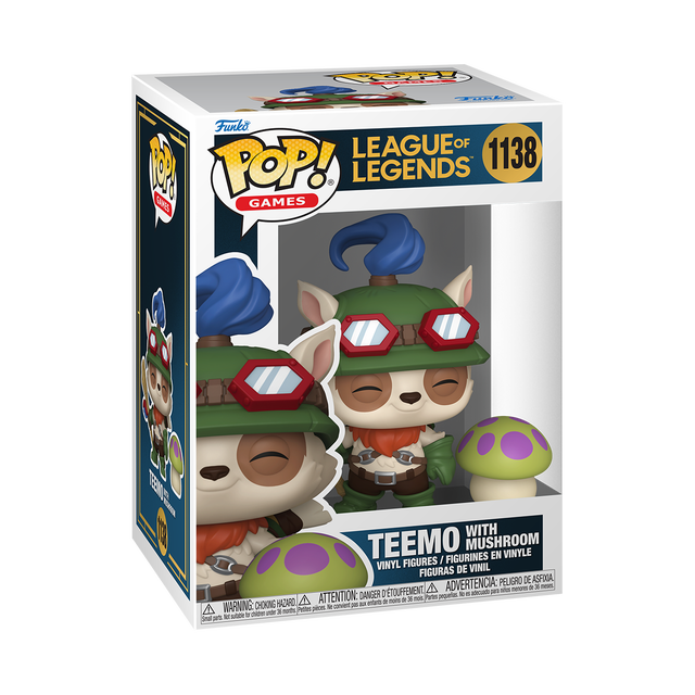 League Of Legends Teemo w/Shroom Funko Pop & Buddy