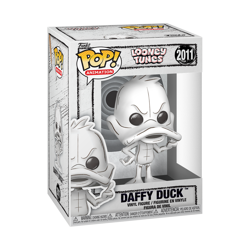 Looney Tunes Funko POP! Daffy Duck Sketch Vinyl Figure Image 1