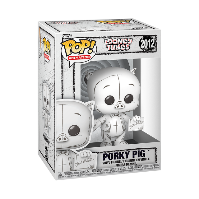 Looney Tunes Funko POP! Porky Pig Sketch Vinyl Figure