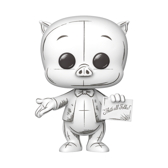 Looney Tunes Funko POP! Porky Pig Sketch Vinyl Figure