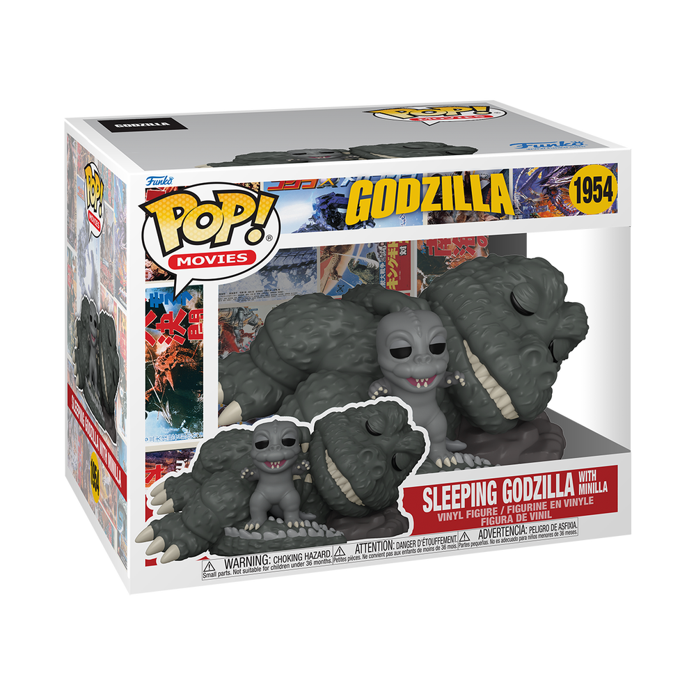 POP Super Sleeping Godzilla with Mini Funko POP Vinyl Image 1