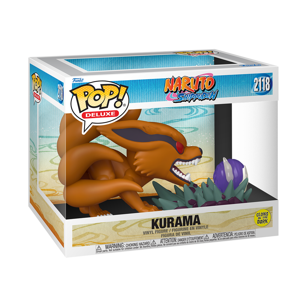 Naruto Shippuden Kurama (Glow) Funko POP Vinyl Image 1