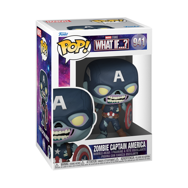 Marvel Zombie Captain America Funko Pop Vinyl