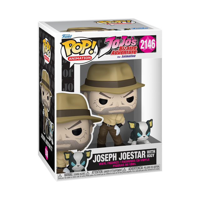 Jojo's Bizarre Adventure Joseph & Iggy Funko Pop Buddy