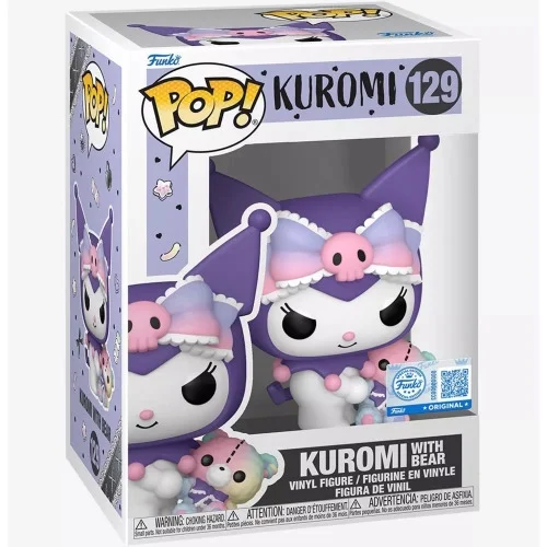 Sanrio Kuromi with Bear Funko POP Vinyl Image 1
