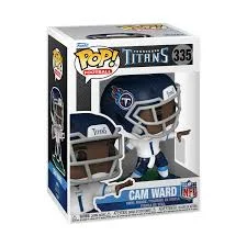 NFL Titans Cam Ward Funko POP Vinyl Image 1