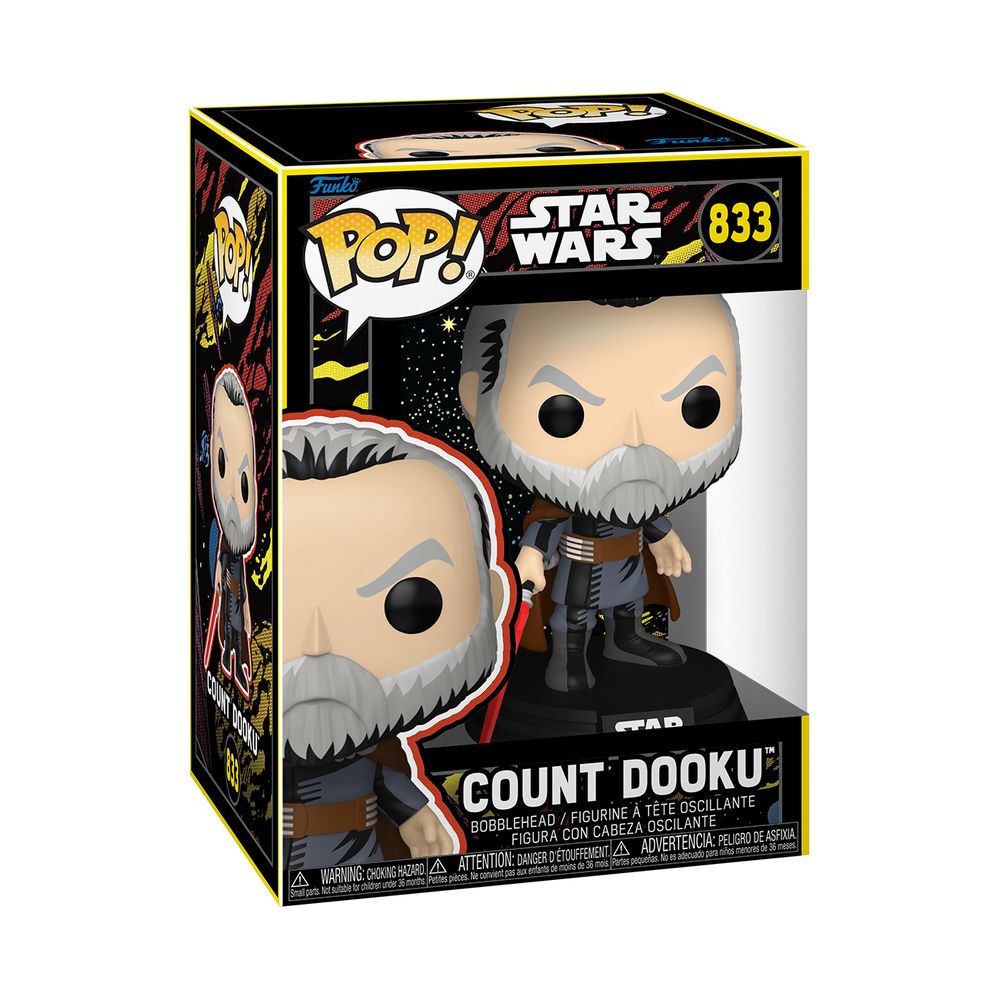 Star Wars Funko POP! Count Dooku Retro Vinyl Figure Image 1