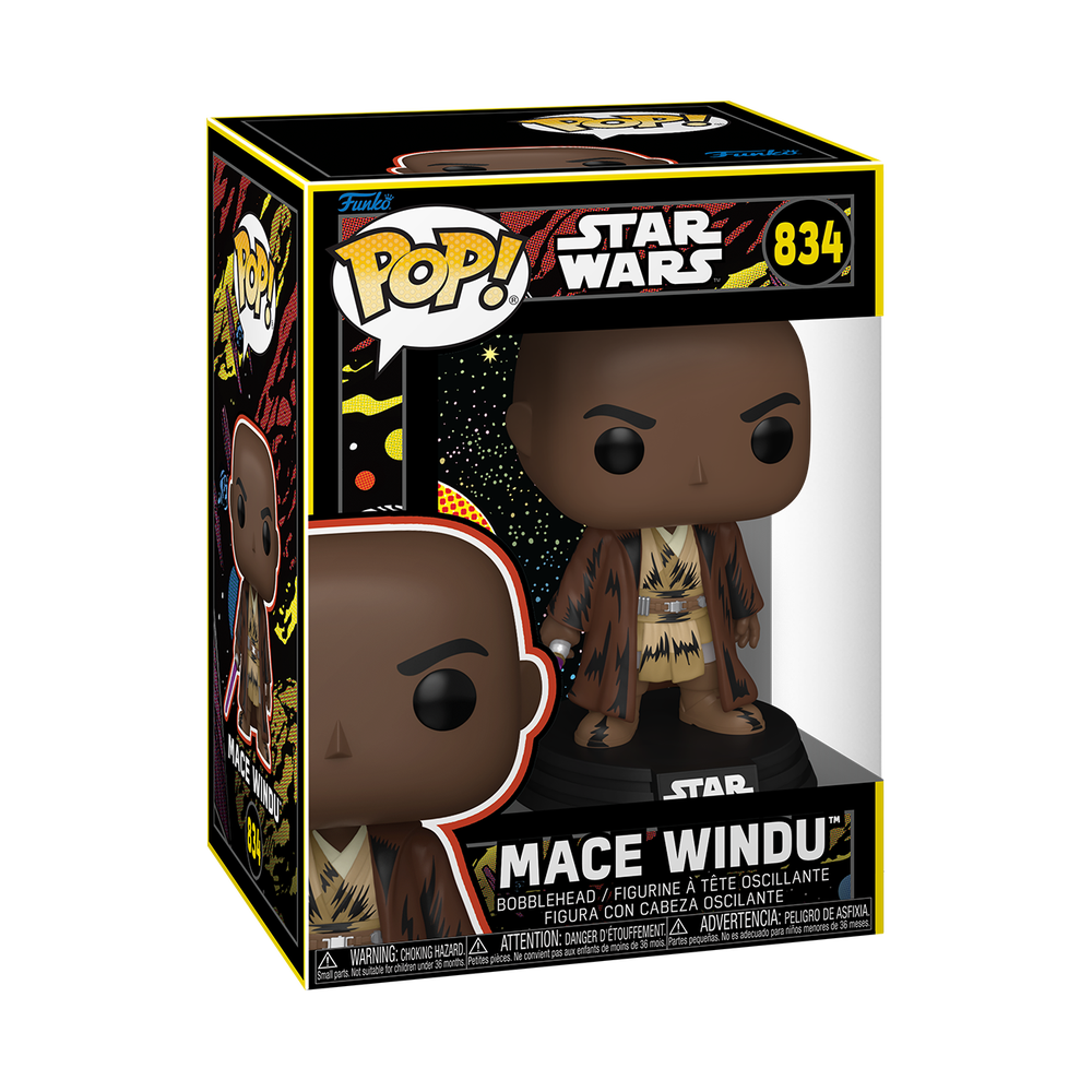 Star Wars Funko POP! Mace Windu Retro Vinyl Figure Image 1