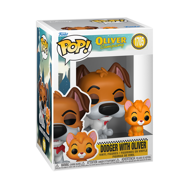Oliver and Company Funko POP! Dodger with Oliver Buddy With Chance of Chase Vinyl Figure