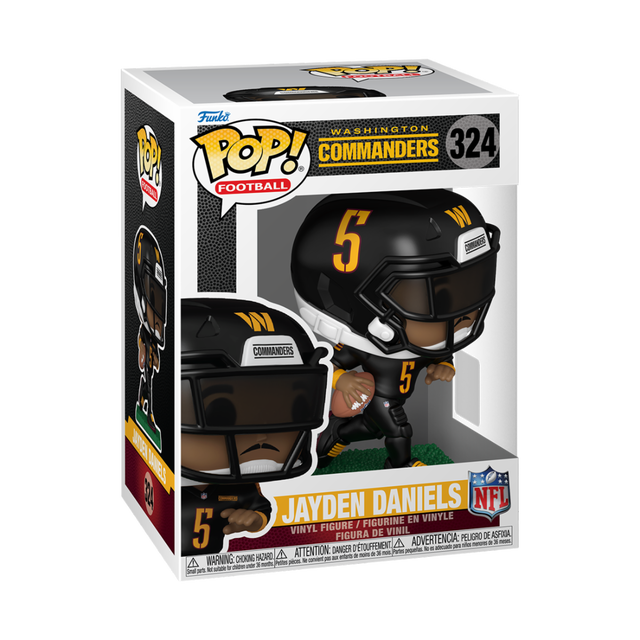 NFL Commanders Jayden Daniels Funko POP Vinyl