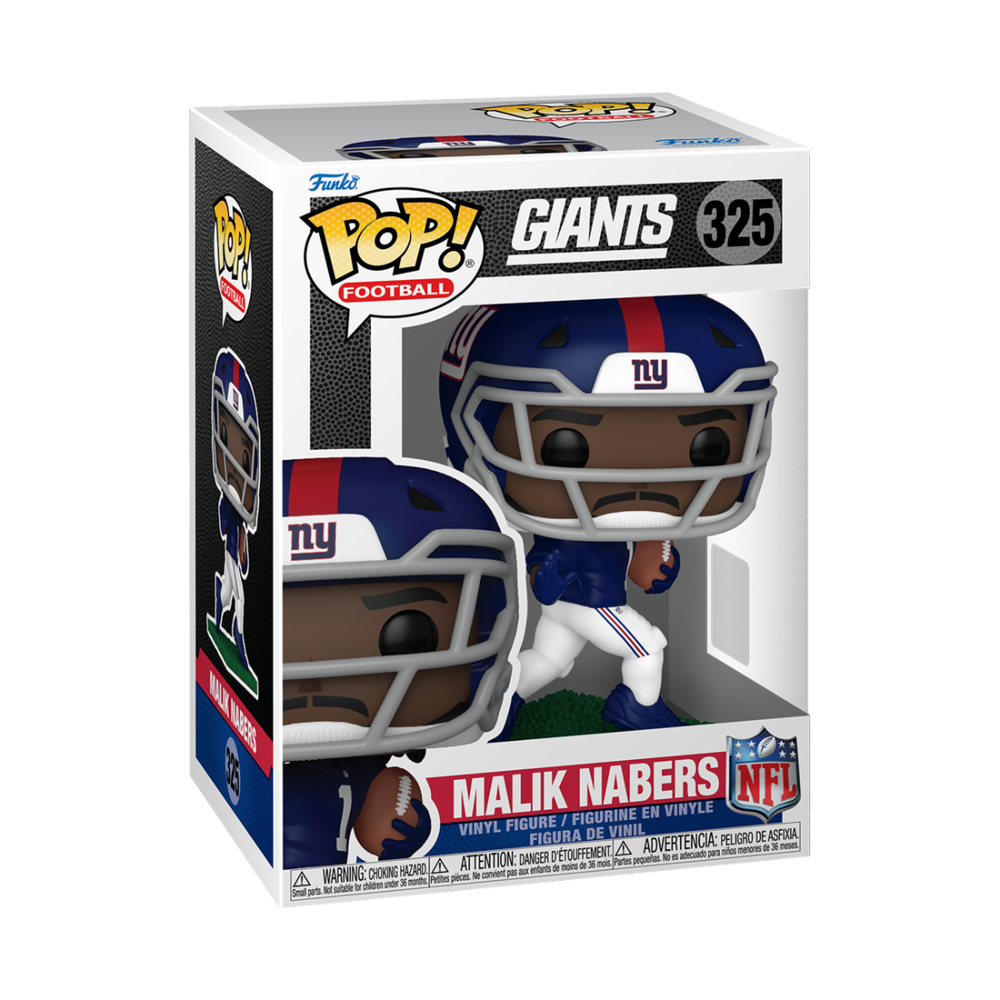 NFL Giants Malik Nabers Funko POP Vinyl Image 1