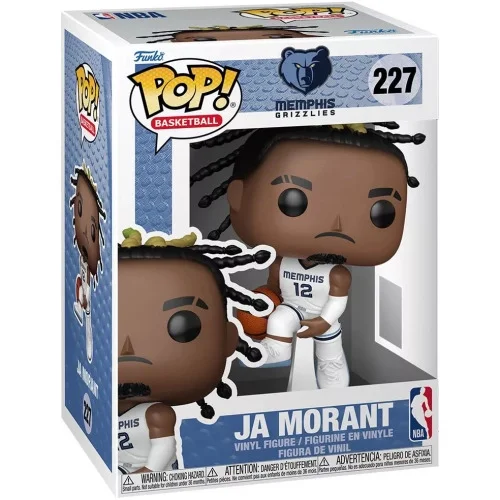 NBA Grizzlies Ja Morant (Home) Funko POP Vinyl Image 1