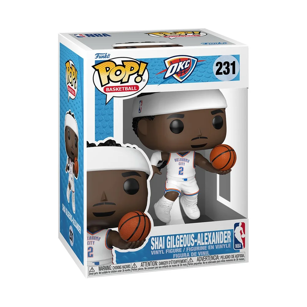 NBA Thunder Shai Gilgeous-Alexander (Home) Funko POP Vinyl Image 1