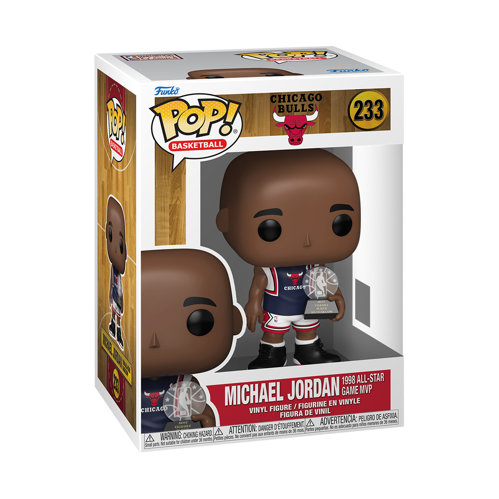 Chicago Bulls Funko POP! Michael Jordan 1998 All Star Game MVP Vinyl Figure Image 1