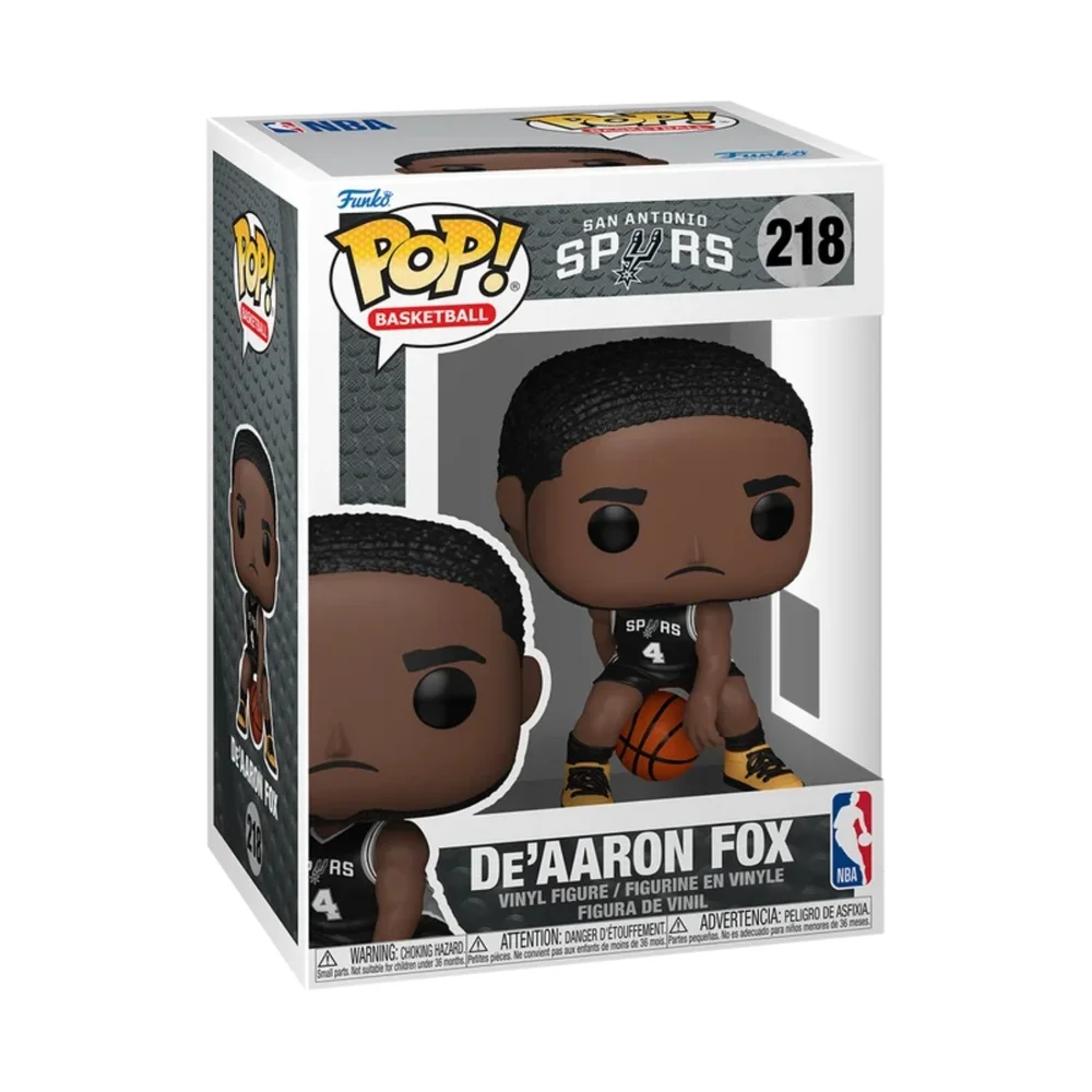 NBA Spurs De'Aaron Fox Funko POP Vinyl Image 1