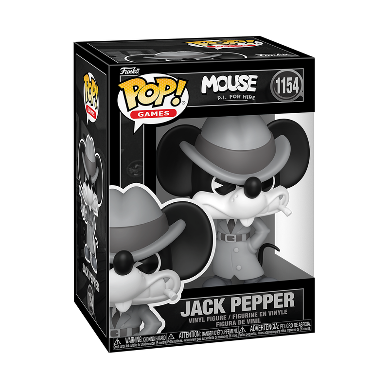Mouse P.I For Hire Jack Pepper Funko POP Vinyl Image 1