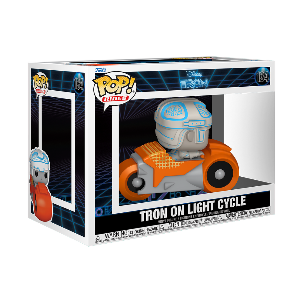 Tron (1982) Tron w/Cycle Funko Pop Vinyl Rides Image 1