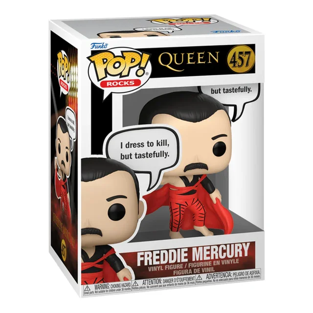 Queen Funko POP! Freddie Mercury Sayings Vinyl Figure