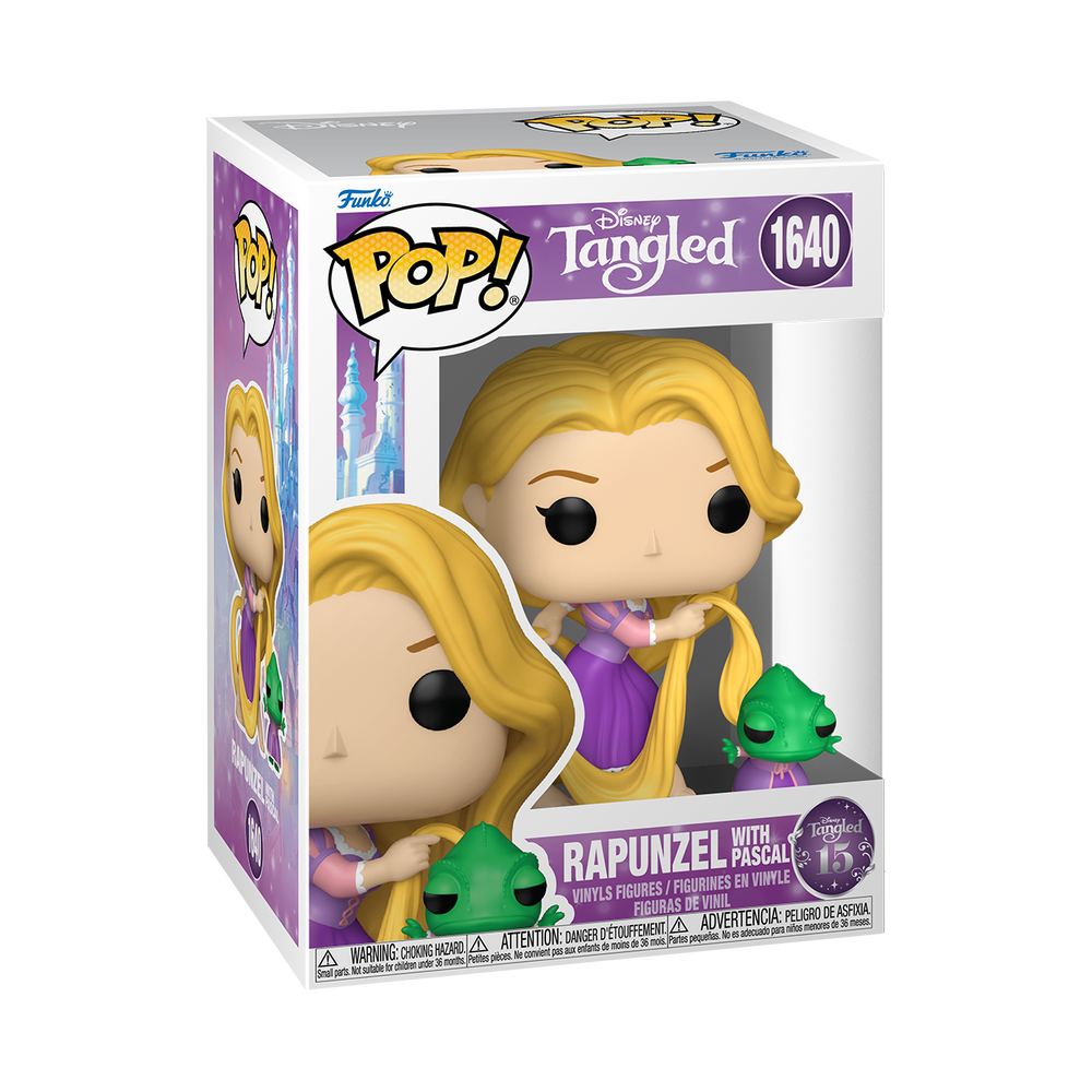 Tangled Rapunzel & Pascal Funko Pop Vinyl & Buddy Image 1