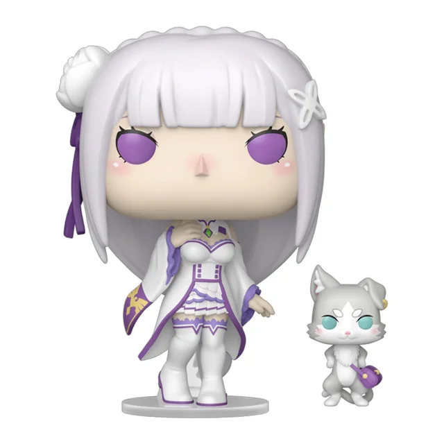 Re:ZERO Starting Life in Another World Funko POP! Emilia with Puck Buddy Vinyl Figure