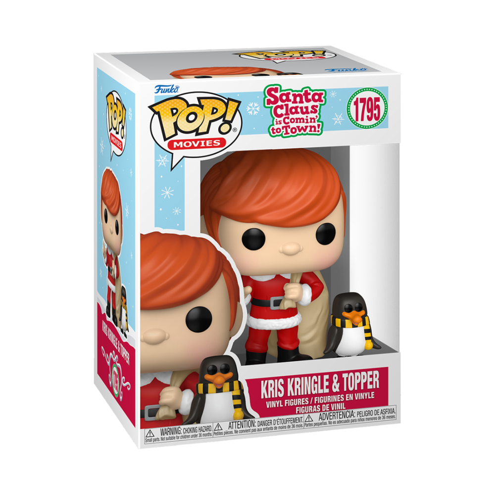 Santa Claus Is Coming To Town Kris with Topper Funko POP Vinyl Image 1