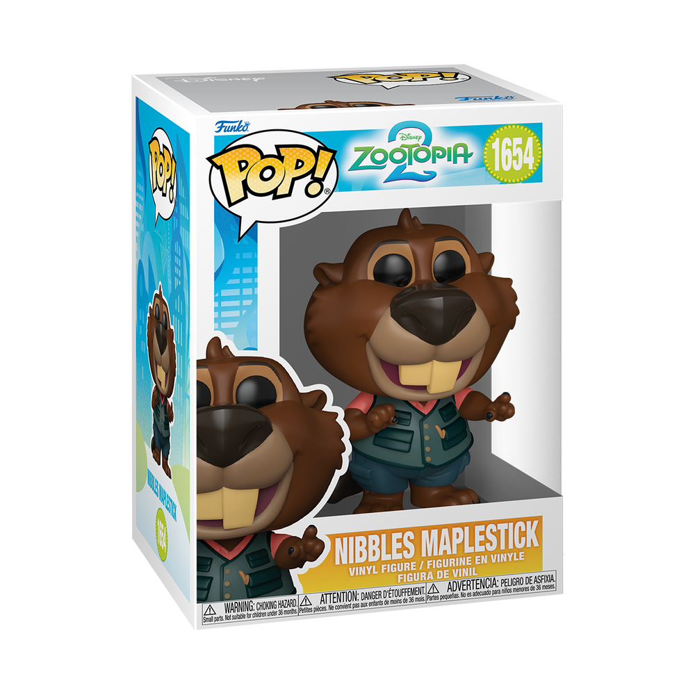 Disney Zootopia 2 Nibbles Maplestick Funko POP Vinyl Image 1