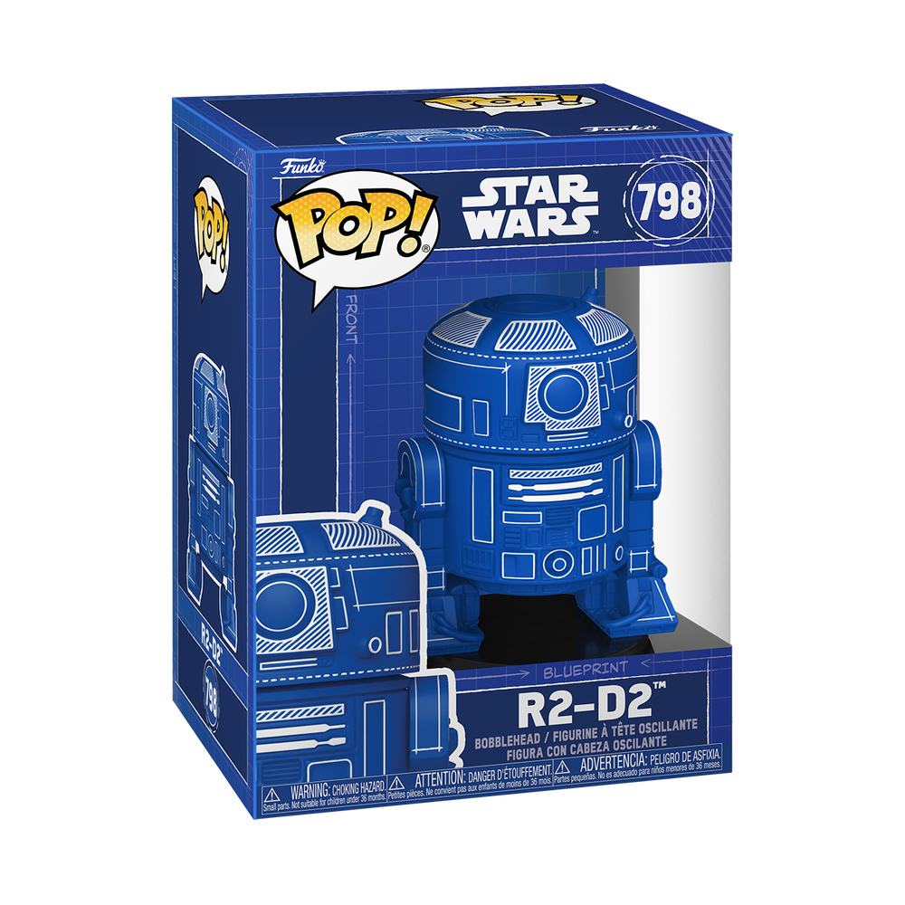 Star Wars R2-D2 (Blueprint) Funko Pop Vinyl Image 1