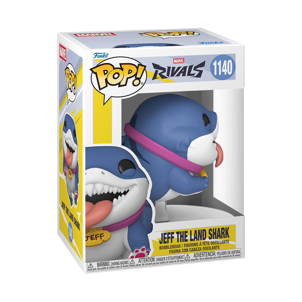 Marvel Rivals Jeff the Land Shark Funko POP Vinyl Image 1