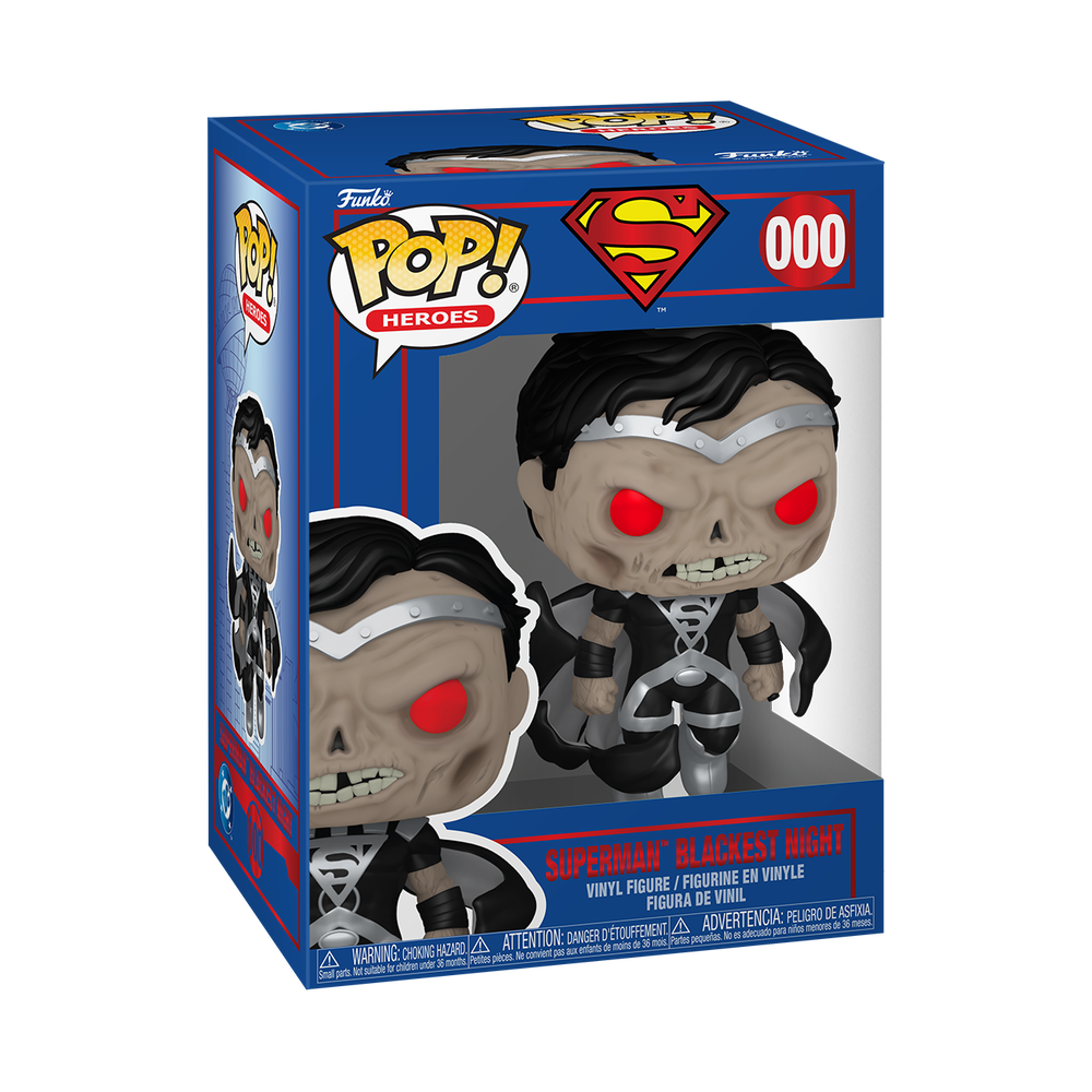 POP Heroes Superman Through the Ages Blackest Night Funko POP Vinyl Image 1