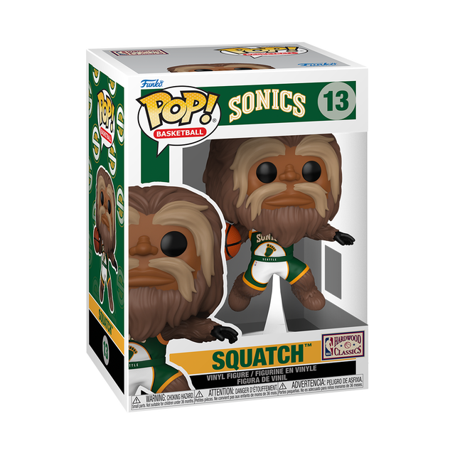 NBA Sonics Sasquatch Funko POP Vinyl
