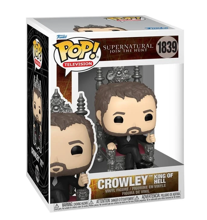 Supernatural Crowley King of Hell Funko POP Vinyl Image 1