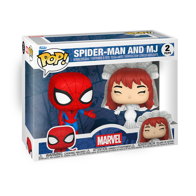 Superhero Couples Spider-Man & MJ Two Pack Funko POP Vinyl